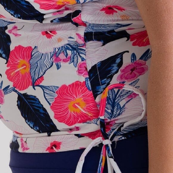 Pink Cove Floral Tankini Top and Bikini Bottom Set - Picture 13 of 14